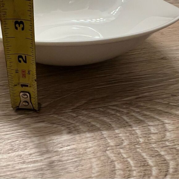 Fitz & Floyd Gourmet White Serving Tray Dish Platter large Serving piece NEW - Picture 8 of 9